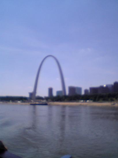 St. Louis, MO: St. Louis Arch - Taken from the Tom Saywer Riverboat on the Cruise