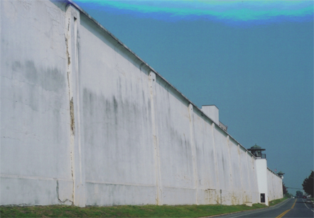 Dannemora, NY: A Long Road & a Big Wall (The Dannemora prison wall)