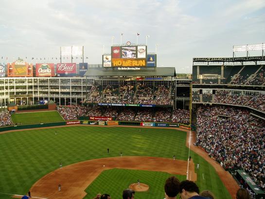 Dallas, TX: Texas Rangers Playing at Home