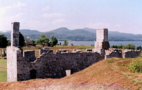 Addison, VT: Fort on shores of Lake Champlain in Addison, Vermont