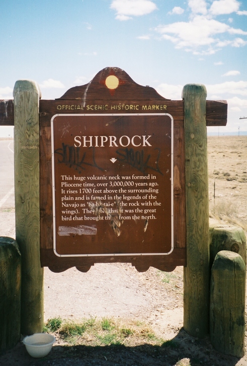 Shiprock, NM: Shiprock Sign