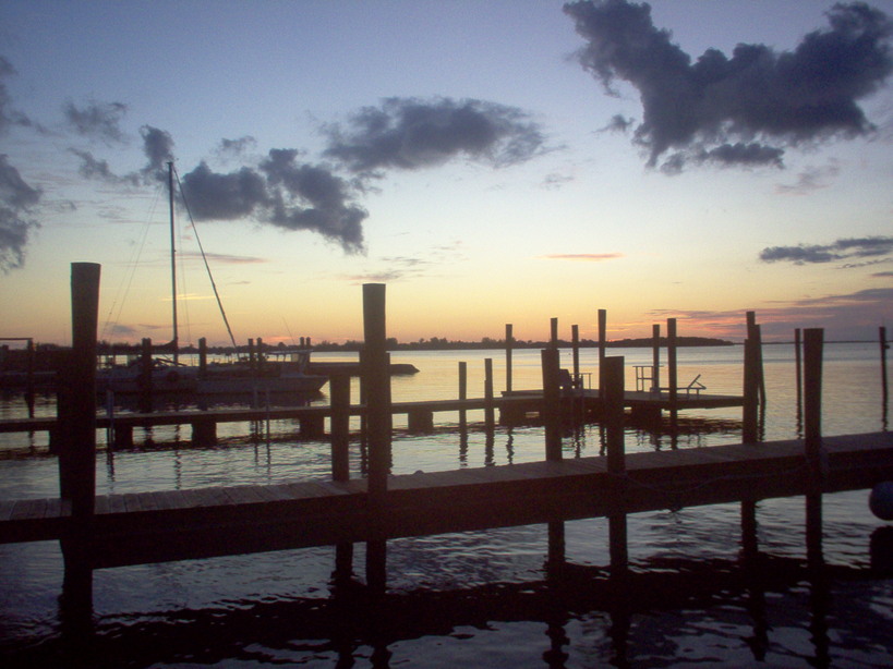 Key Largo, FL: Last sunset while on vacation at Key Lime Sailing Club in Key Largo