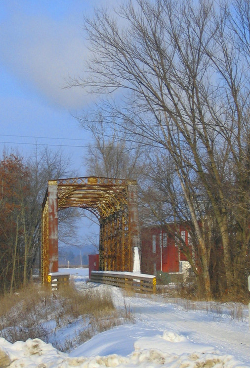 Belleville, WI: Old Train Bridge over Sugar River