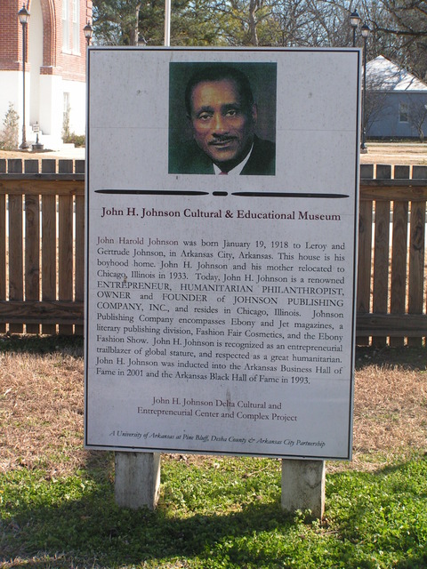 Arkansas City, AR: John H. Johnson Cultural & Educational Museum