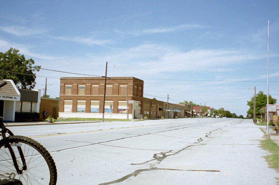 Byers, TX: West side of Downtown Byers Texas