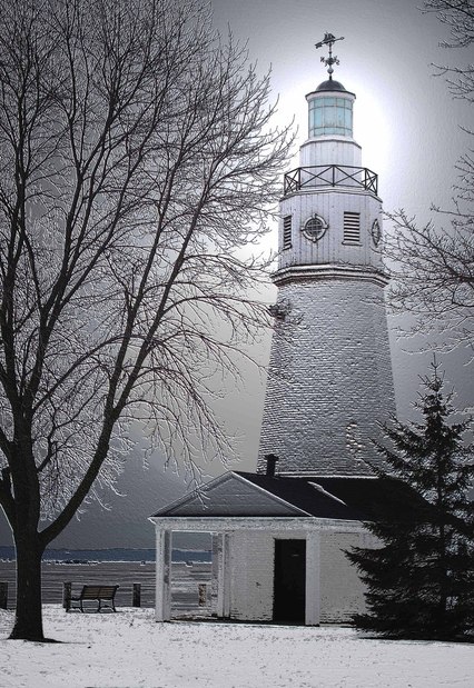 Neenah, WI: Lighthouse at Riverside Park, Neenah, WI