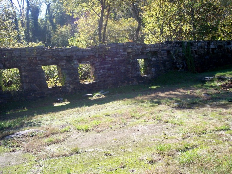 Eden, NC: This picture is of Morehead Park which is the site of an old cotton mill that is long-since departed. The stone establishment still resides and almost looks like a quarry.