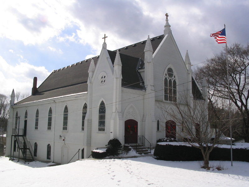 Bondsville, MA: St. Bart's church, Main Street, Bondsville, Ma