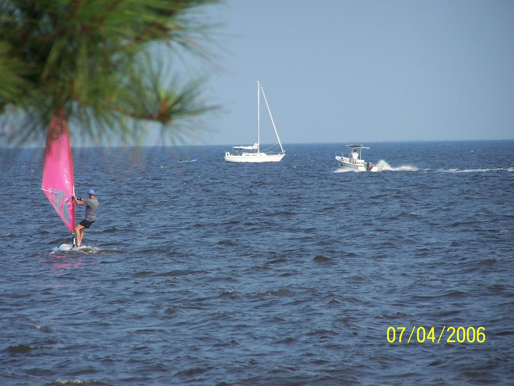 Belhaven, NC Pamlico River Traffic photo, picture, image (North