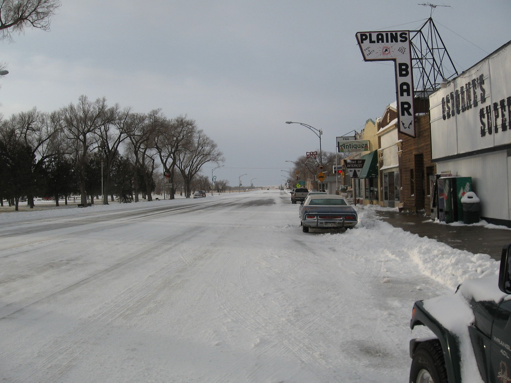 Hugo, CO: snow storm 12-20-06