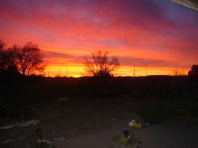 Penrose, CO: morning sunrise december 2006
