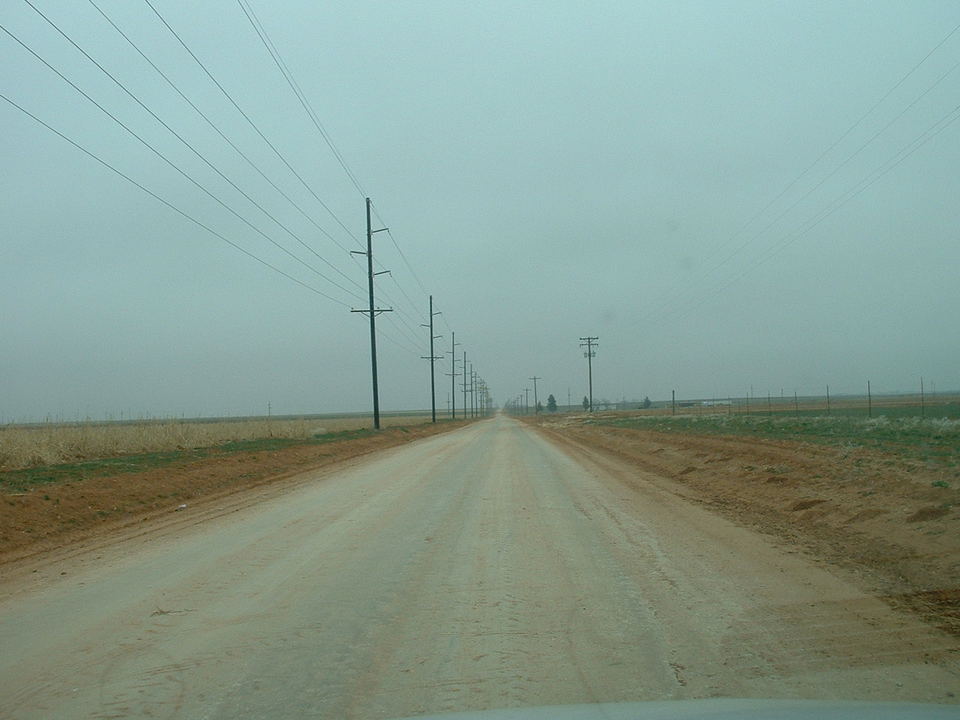Brownfield, TX: long beautiful country roads
