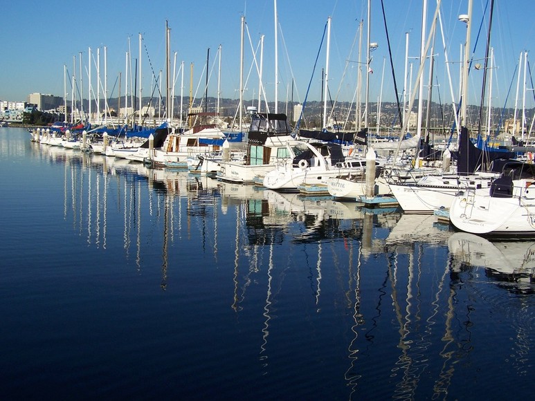 Alameda, CA: From Marina Village Pkwy looking North East to Oakland