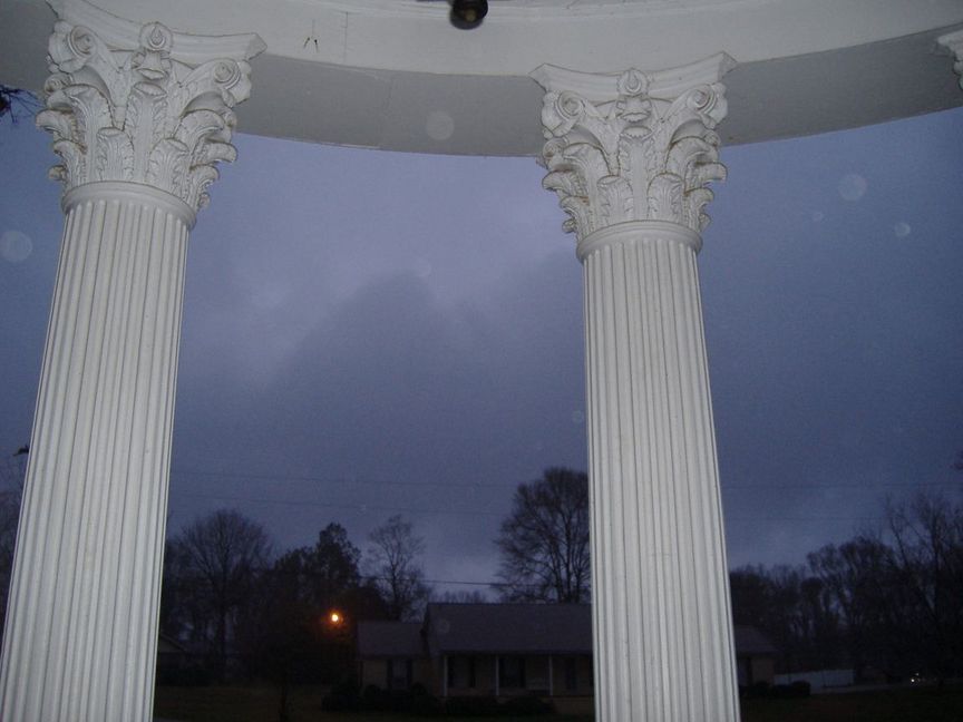 Greensboro, AL: Standing on the front porch listening to the tornado sirens