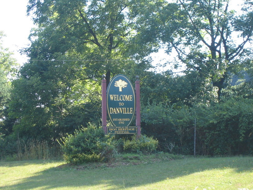 Danville, PA: Picture just as we were entering the town of Danville, PA