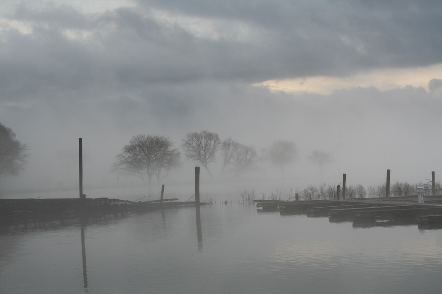 Croton-on-Hudson, NY: Fog rolls in