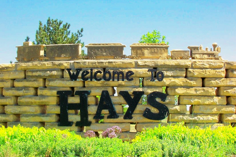 Hays, KS: Hays Welcome Sign