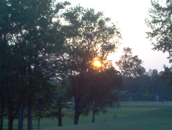 Snellville, GA: sunset at Lenora Park