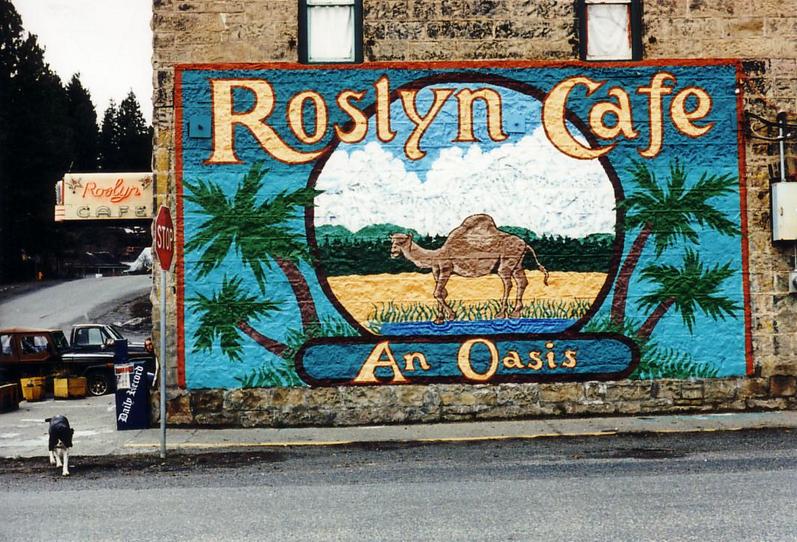 Roslyn, WA: Roslyn Cafe Mural