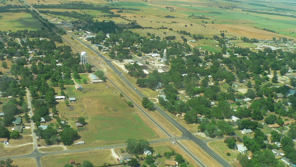 Collinsville, TX: Air shot over Collinsville on 6-26-2006