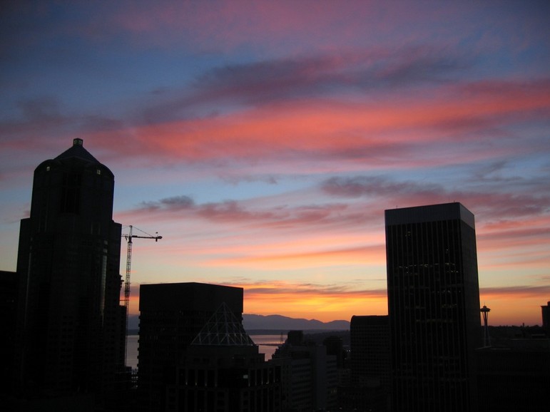 Seattle, WA: Seattle Sunset
