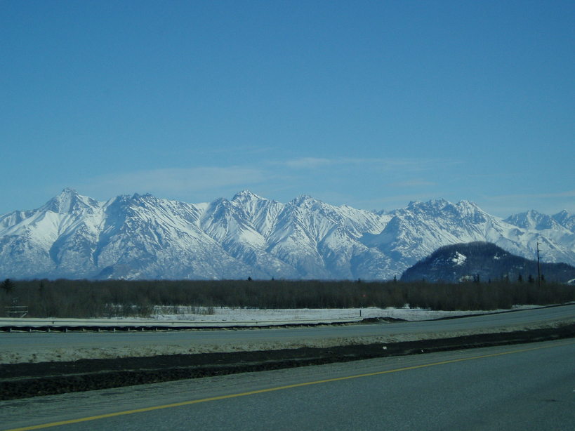 Anchorage, AK: View From the Glenn Highway