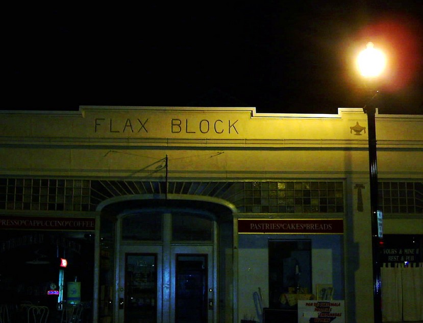 Hudson, MA: Flax Block, Main Street, Hudson, MA