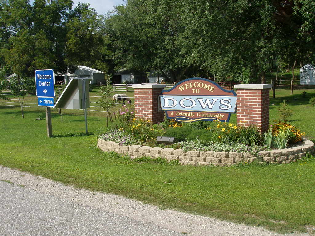 Dows, IA Entering Dows From Interstate 35 photo, picture, image (Iowa