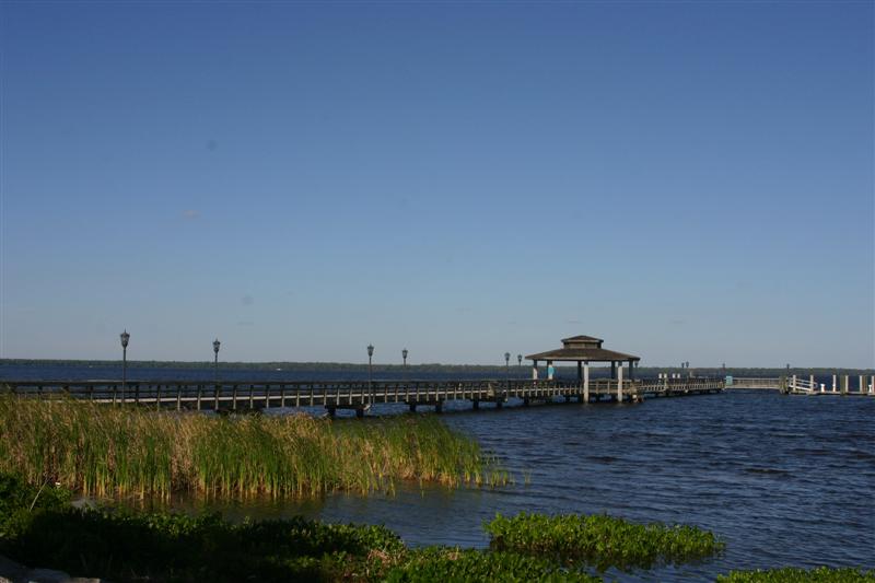 Green Cove Springs, FL: the pier at Spring Park