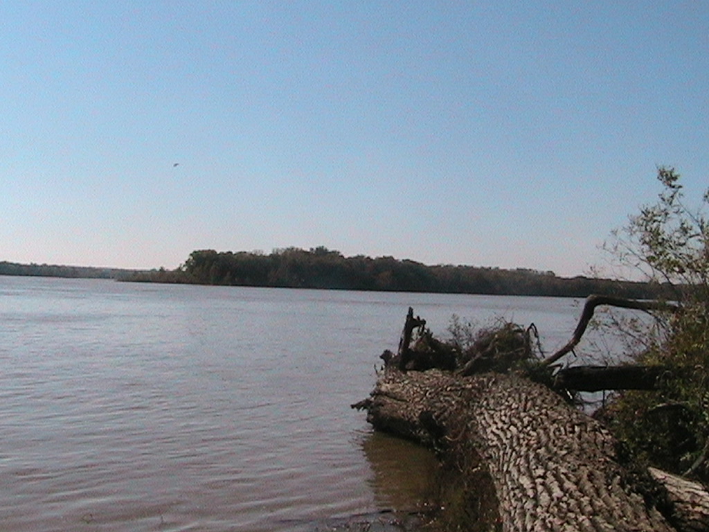 Elizabethtown, IL: view of Ohio River, Elizabethtown, Illinois