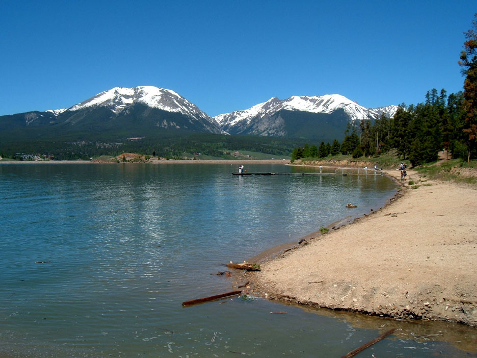 Dillon, CO: Dillon Reservoir in June