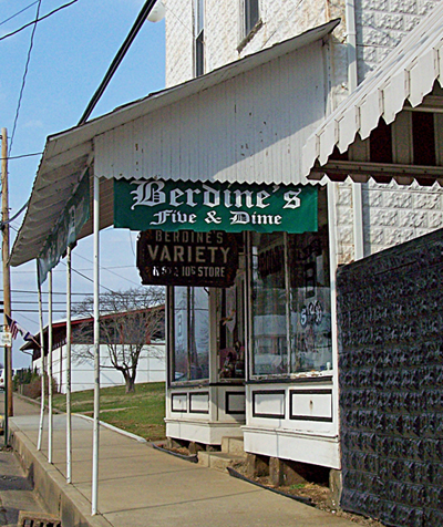 Harrisville, WV: Berdine's 5 & Dime- Since 1908. America's oldest 5 & Dime!