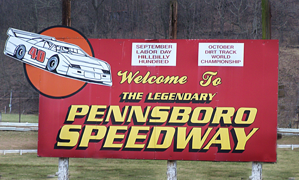 Pennsboro, WV: The Legendary Pennsboro Speedway Sign