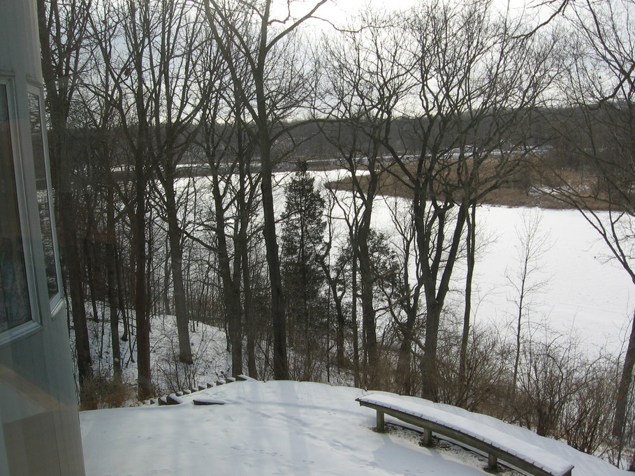 Ann Arbor, MI: Winter Huron River View
