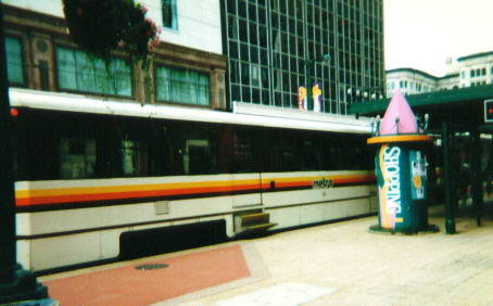 Buffalo, NY: Metro Rail on Main Street downtown