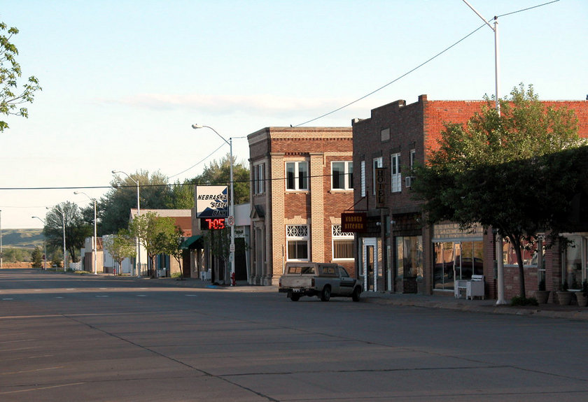 Oshkosh, NE: Oshkosh, Nebraska main street