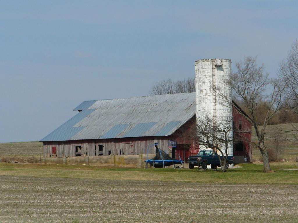 Livonia, IN: One of many silos and barns in Livonia!
