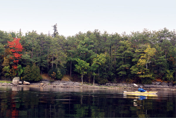 Peru, NY: Kayaking at Valcour Island, Peru NY