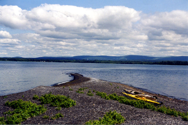 Peru, NY: Kayaking on St Albans Bay