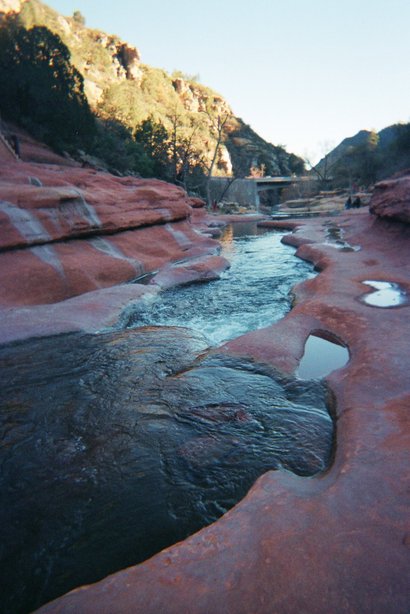 Sedona, AZ: Slide Rock at Oak Creek Canyon, Sedona, AZ