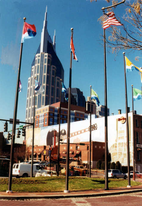 Nashville-Davidson, TN: Bellsouth Building and Hard Rock Cafe