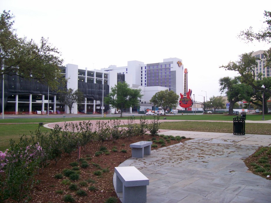 Biloxi, MS: Katrina Memorial - HardRock Casino rebuilding