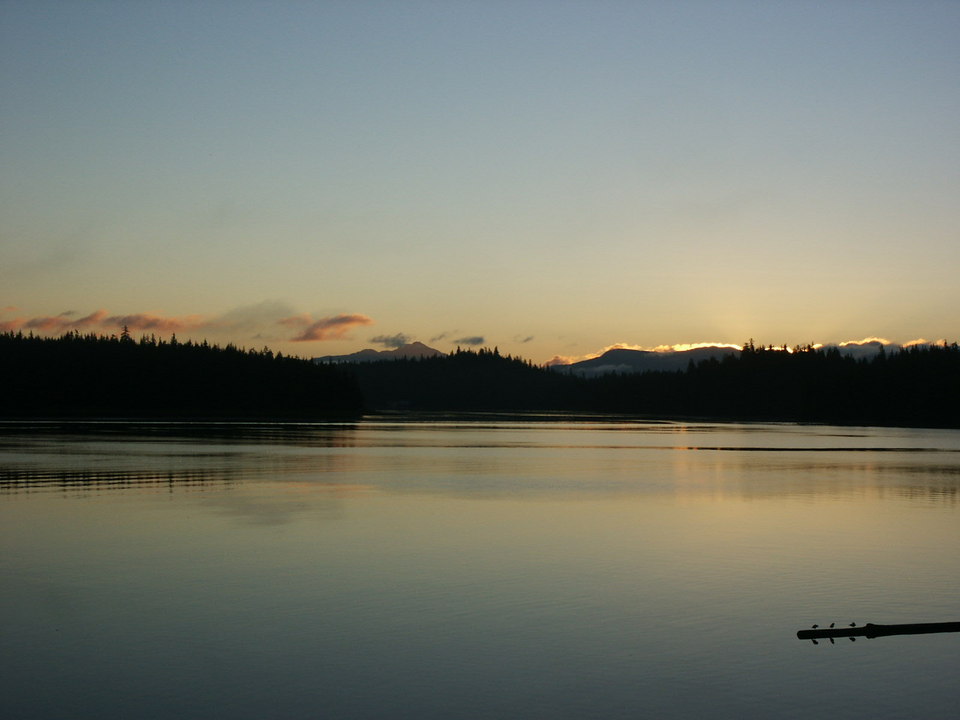 Thorne Bay, AK: Looking East out of Thorne Bay