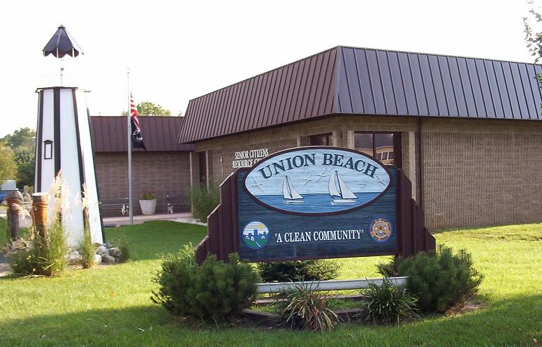 Union Beach, NJ: Union Beach police station & boro hall