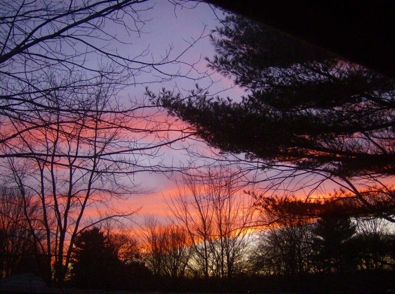 York, ME: Sunset From My Window - York, Maine