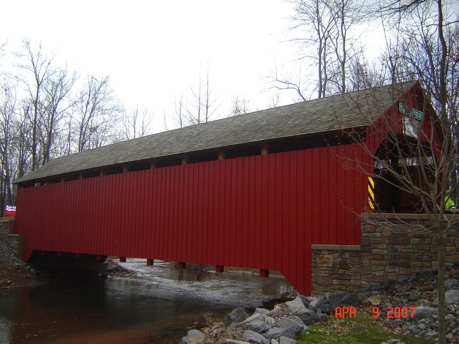 Blain, PA: book's covered bridge