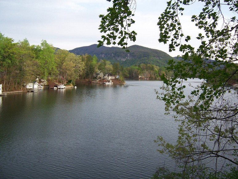 Lake Lure, NC Lake Lure in Early Spring photo, picture, image (North