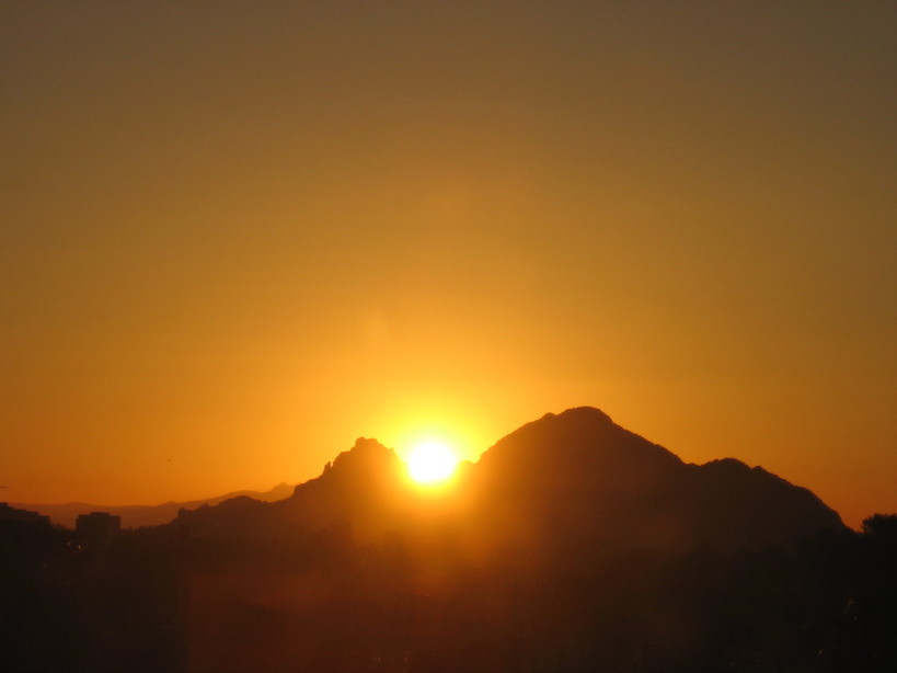 Phoenix, AZ: Sunrise on Camelback 2005_08_18