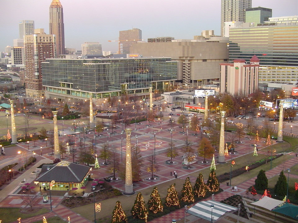Atlanta, GA: Centennial Park Christmas Season 2004