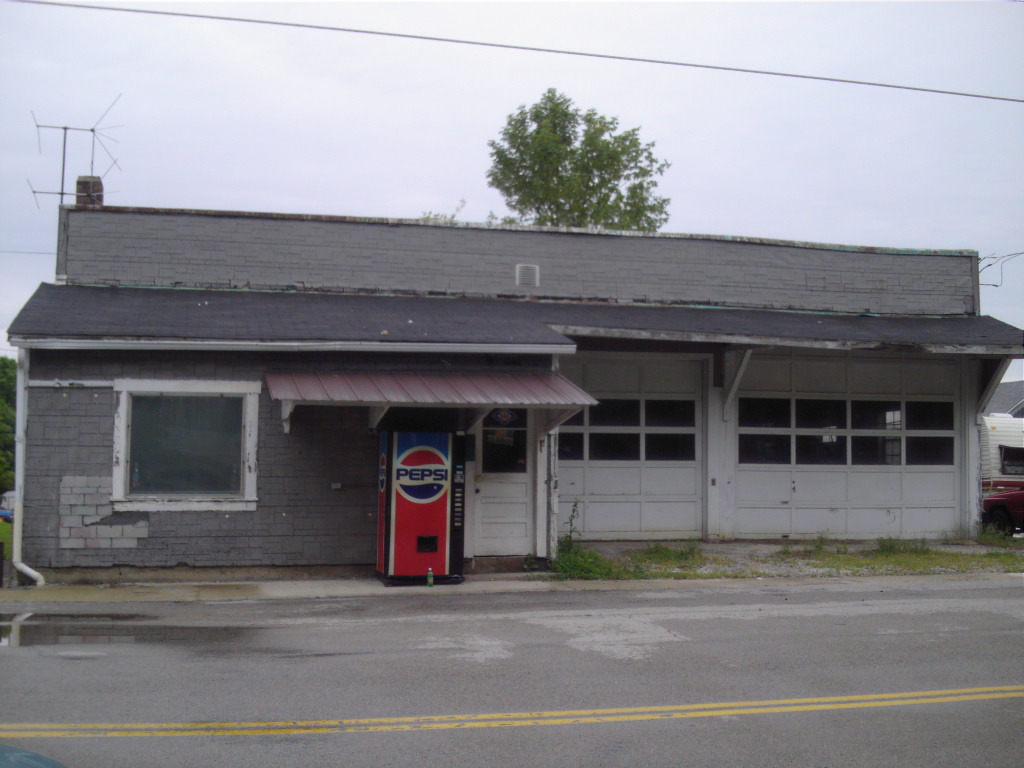 Whitewater, IN: Frank Wolf's old garage